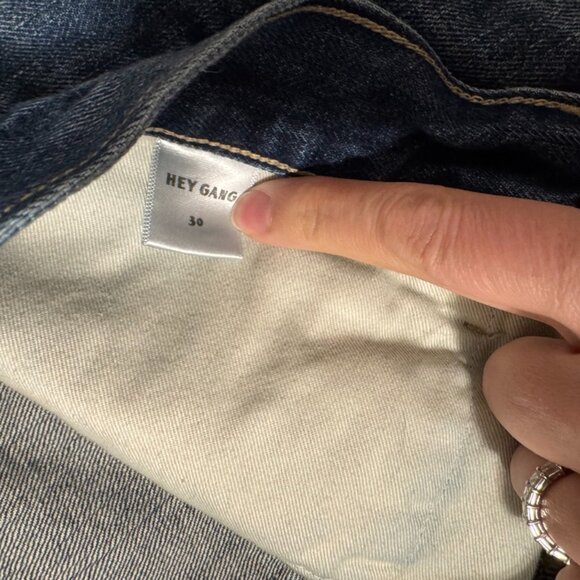 Hey Gang The Loose Crop Selvedge Jeans - Picture 9 of 10